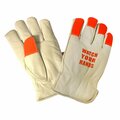 Cordova Driver, Cowhide, Premium, Grain, Lined Thinsulate Gloves, S, 12PK 8255WYHS